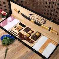 هدايا رجالي بوكس ملكي بشت خنجر شماغ قماش عبارة وال...