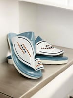 حذاء شرقي رجالي من الجلد