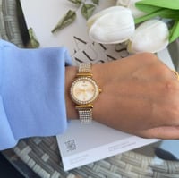 ساعة نسائية استيل بالون الذهبي