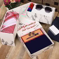 بوكس شماغ و قماش مع اكسسورات راقيه