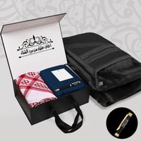 هدايا بوكس رجالي شتوي فروه و قماش وشماغ و عباره من...