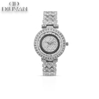 ساعه نسائي سهرات فصوص بتصميم انيق وحديث