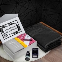 هديه رجاليه بوكس قماش شتوي وفروه وقلم بالاسم وعطر...