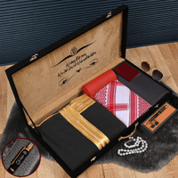 بوكس رجالي مميز يحتوي على مشلح حساوي وقماش كوري وو...