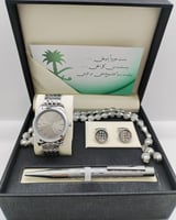 طقم رجالي راقي متكامل بتصميم انيق