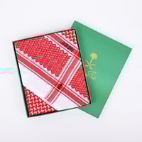 شماغ احمر دم الغزال ملكي خاص 2025