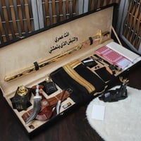 بوكس إهداء تذكاري رجالي فاخر بتصميم خاص حسب الطلب