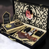 بوكس خنجر مع درع اكريلك رتب عسكرية مع عباره اهداء...