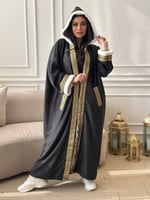 فرو صوف فندي ( صناعه سعودية ) تطريز ذهبي فندي خامة...