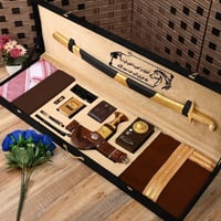 هدايا رجالي بوكس ملكي بشت خنجر شماغ قماش عبارة وال...