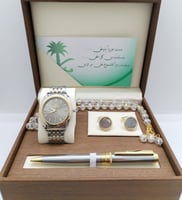 طقم رجالي راقي متكامل بتصميم انيق