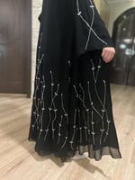 عباية شيفون كلوش شك مكثف كامل العباية