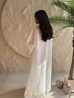 جلابية رمضانية فخمة قطعتين مع بشت