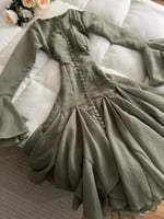 فستان العيد انيق كلوش ميد 8 ألوان