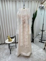 فستان سهرة "باربي" ناعم بجاكيت دانتيل راقي - قطعتي...