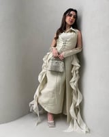 فستان العيد ناعم بتصميم كورسيه فيكتورية جذابة