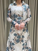 طقم فستان ميدي "فلورال بريز" - قطعتين