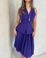 فستان باربي البنفسجي الملكي - تصميم البيبلم الأنيق