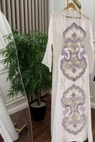 جلابية رمضانية فخمة قطعتين مع بشت