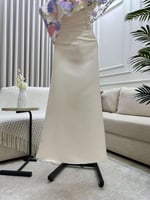 فستان العيد بيج فريد بتطريز يدوي وورود بارز