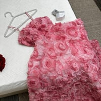 فستان سهرة مشجر ورد عدة ألوان