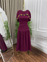 فستان العيد باربي لونين بكاب تطريز