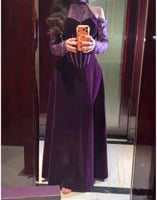 فستان مخمل كوري كلاسيكي بتصميم كورسيه وأكمام دانتي...