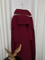 فستان "سحر الكاب" بقماش الباربي الراقي