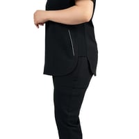 طقم (سكرب) طبي نسائي - اسود