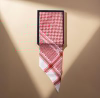 شماغ دي اكس DX ولادي احمر فاتح