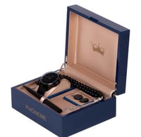 طقم قلم كبك ساعة فاخر