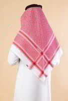 شماغ لانكوم كلاسيك احمر انجليزي