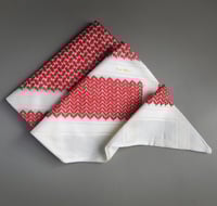 شماغ بروجيه رجالي احمر بيج موديل 2