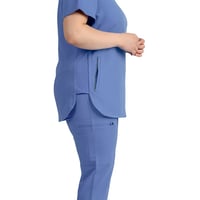 طقم (سكرب) طبي نسائي - ازرق