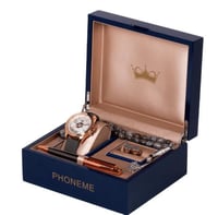 طقم قلم كبك ساعة فاخر