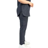 طقم (سكرب) طبي نسائي - رمادي غامق