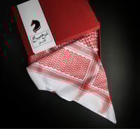 شماغ ميباج احمر غامق