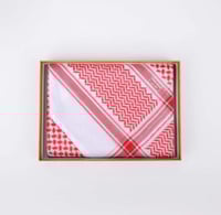 شماغ بروجيه زاهي كلاسيك رجالي أحمر 2025