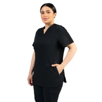 طقم (سكرب) طبي نسائي - اسود