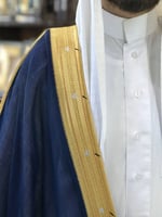 بشت رجالي رسمي VIP نخب أول لون كحلي قماش ياباني صو...