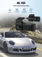 داش كام فون بلانت 4k امامي و خلفي مع كيبل OBD مجان...