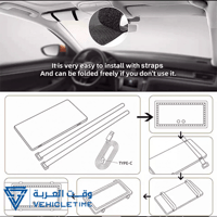 مراية سيارة بلمبات (LED)