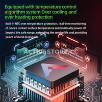 مروحة تبريد للجوال مغناطيس + مشبك وتحكم عبر التطبي...