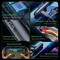 وصلة للايفون 2in1 منفذين لايتنينق للشحن و للسماعة...