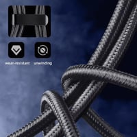 كيبل تايب سي الى تايب سي بمقياس شاشة 100w قماش | P...