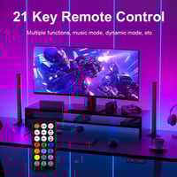 اضاءة مكتبية RGB الملونة بطول يصل حتى 42cm | حبتين...