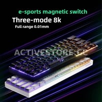 كيبورد MAX للألعاب 8K ثلاثي الأنماط واضاءة RGB | ا...