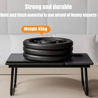 طاولة لابتوب دراسية متعددة المستويات وبفتحة كوب