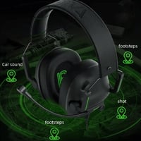 سماعة اذن سلكية محيطية AUX ( مسمار ) مع مايك | اسو...