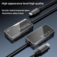 وصلة تايب سي مع 3in1 منفذ AUX ومنفذين تايب سي | PI...